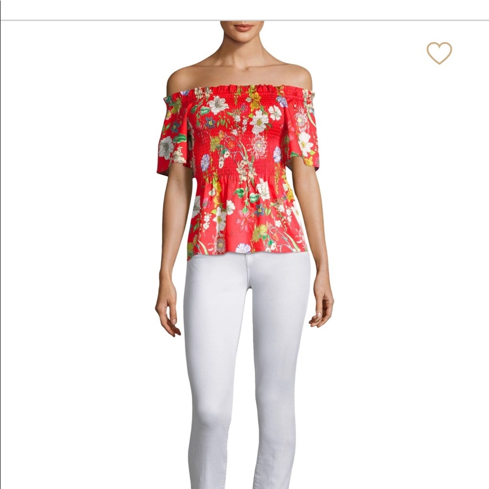 Parker penn off shoulder top